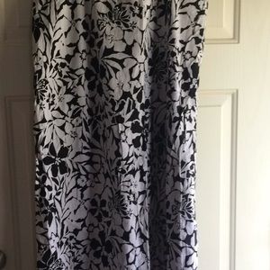 Liz Claiborne Villager Skirt 16 34” long Floral